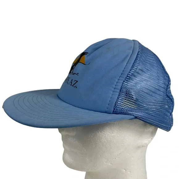 Why Arizona SnapBack Trucker Hat Cap Rare Heavy Patina 